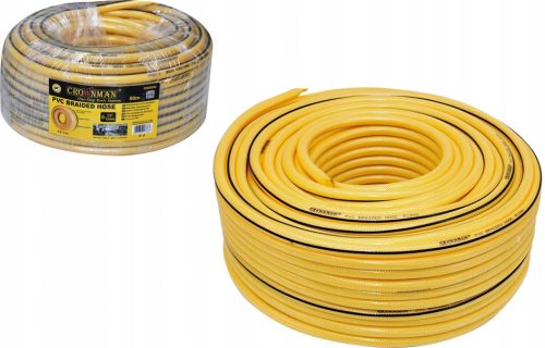  Furtun de gradina 100m 1/2" PVC cu fibra armata 12mm*16mm + SET conectori