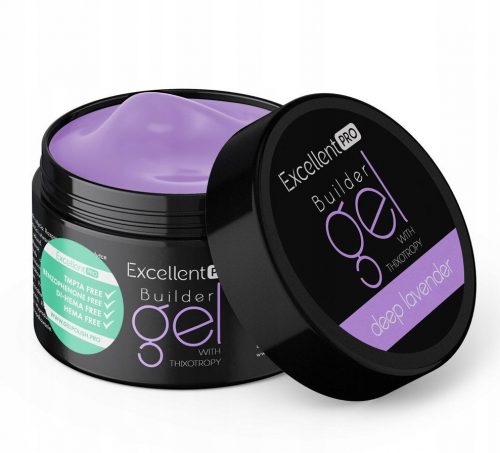  EXCELLENT PRO BUILDER GEL BUILDING GEL CU THixotropie DEEP LAVANDA 15 g