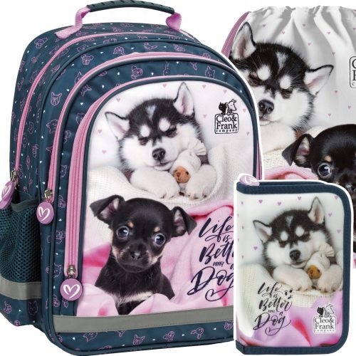  SET RUCSAC SCOALA PENTRU UN CAINE DE FATA CAINE HUSKY DERFORM