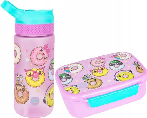  STICLA DE APĂ COOLPACK 420 ml HAPPY DONUTS + cutie de prânz CoolPack 765 ml