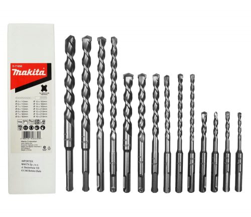  Makita D-71956 set de gaurit beton 14 bucati