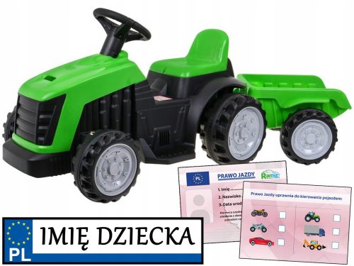  TRACTOR STABLE cu baterie + remorca