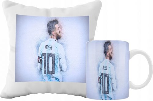  SUPER CĂȘI ȘI SET PERNE + NUME GRATUIT LIONEL MESSI GRAFICA JUCĂTORILOR DE FOTBAL