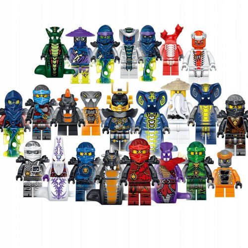  Figurine ninja Ninjago set de 24 buc