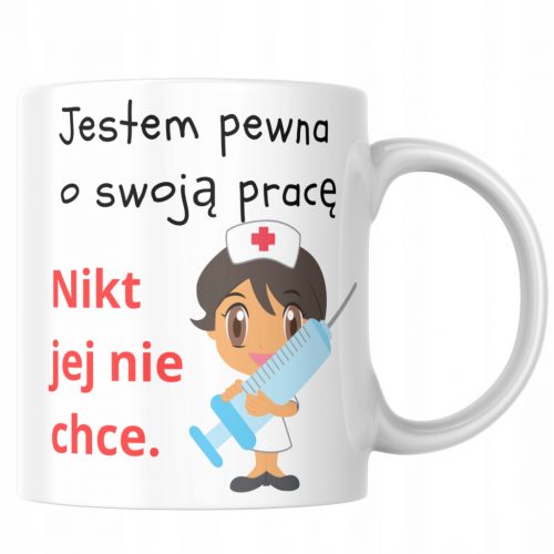  O cană pentru medic, asistentă, moașă cu HUMOR - împachetat cadou