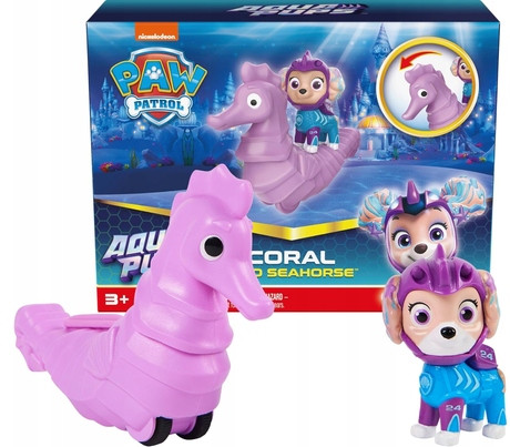  SET PĂUȘI AQUA PAW PATROL, FIGURĂ CAL CORAL