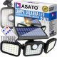  Lampa stradala Asato 74 W 6000 lm alimentata solar