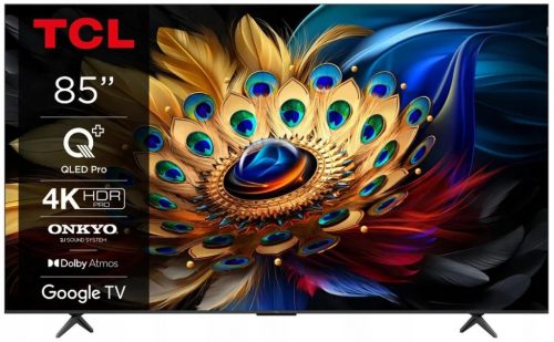  TCL 85C655 85" QLED Pro 4K UHD Google TV 60Hz DVB-T2 TV