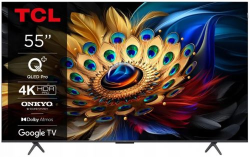  TV QLED 55 inchi TCL 55C655 UHD 4K 3840 x 2160 Google TV