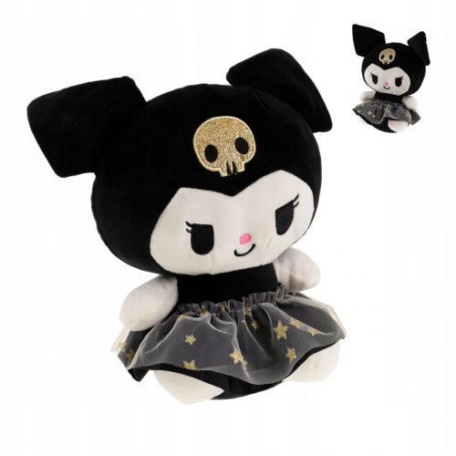  HELLO KITTY jucărie de pluș KUROMI BLACK GOLD mascota 85cm URSU