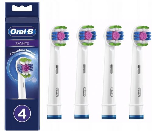  Capete de periuță de dinți electrice Oral-B Pro 3D White, 4 buc