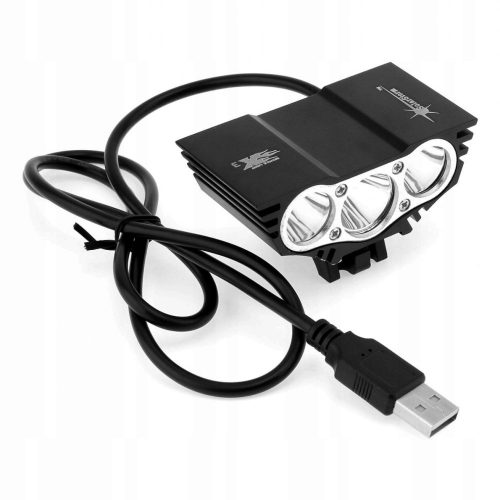  Lanternă USB SolarStorm X3 XM-L2 pentru biciclete