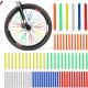  MEGA Set Reflectori Biciclete, Tuburi Spite, Neon, Colorate, 72 buc