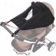  Umbrela pentru carucior SAIL, CARCASA CARUEU BEBE, MARE, 66 cm, negru