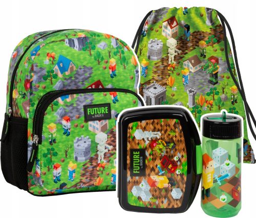  Rucsac școlar Derform Multicolor cu mai multe compartimente + alte 2 produse