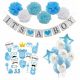 Set Decoratiuni Baby Shower Ziua Copilului Cabina Foto Baiet Baiat