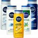  Set de gel de duș pentru bărbați NIVEA Men x5 500 ml