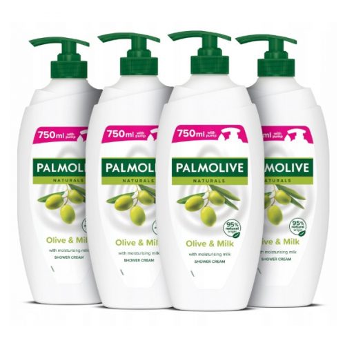  Set gel de dus PALMOLIVE Olive Milk 4x750ml