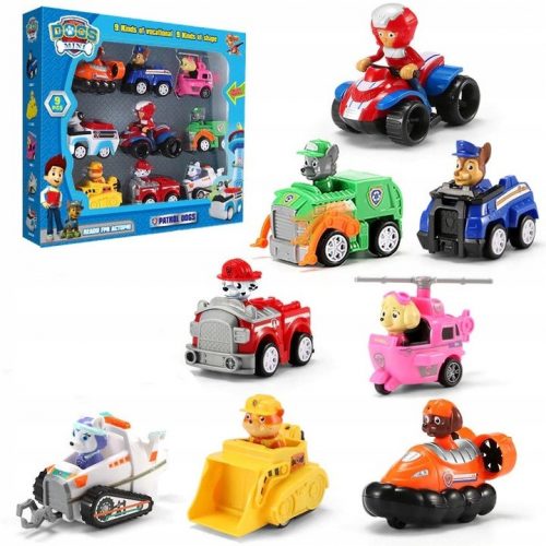  PAW PATROL 12X FIGURINES CARS BAZĂ TURN DE OBSERVAȚIE