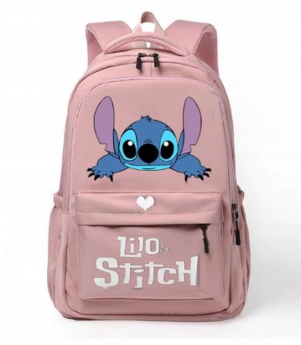  Rucsac de școală cu mai multe compartimente Lilo și Stitch Nuanțe de roz