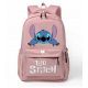  Rucsac de școală cu mai multe compartimente Lilo și Stitch Nuanțe de roz