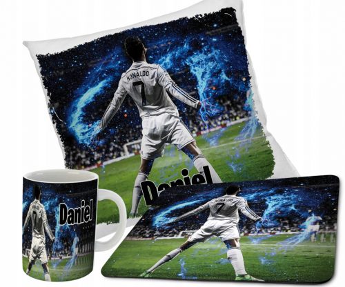  Set CALICA CRISTIANO RONALDO CR7 + PERNA + MOUSE PAD