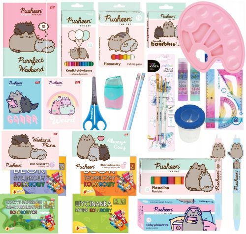  Pastel + Pusheen XXL School Layette