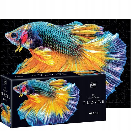  PUZZLE 250 DE ELEMENTE PESȘI colorat Interprint PUZZLE PENTRU ADULTI MARI