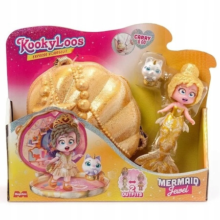  Mermaid GOLD JEWEL KookyLoos Mermaid - GOLD - Papusa sirena