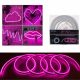  Semn LED neon 2 metri DIY - creeaza-ti propriul decor - roz