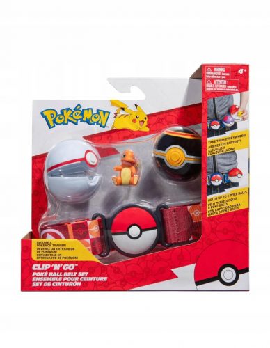  POKEMON CLIP N GO: CUREA DE ANTRENOR + 2x POKEBALL + MINIFIGURI CHARMANDER