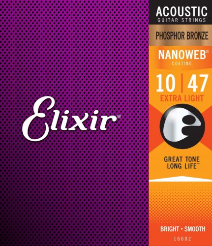  Elixir NanoWeb Bronz Fosfor 16002 Extra Light 1