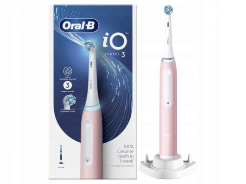  Oral-B iO 3 Pink Periuta de dinti electrica creata cu tehnologia Braun