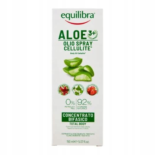  EQUILIBRA Ulei de corp bifazic de aloe, 150 ml