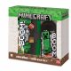  Kids Euroswan Minecraft set de sticlă de apă și prânz 500 ml