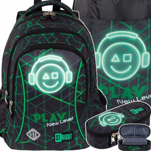  RUCSAC ST.RIGHT YOUTH SCHOOL PENTRU BĂIEȚI GAMER CLASA 1 3 + 2 alte produse