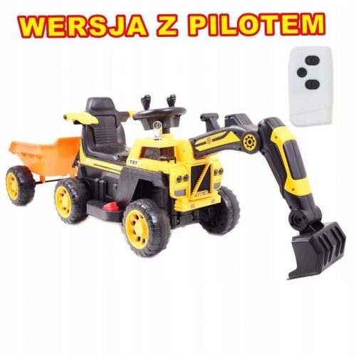  TRACTOR, EXCAVATOR BATERIE + REMORCA + TELECOMANDA / HRB106