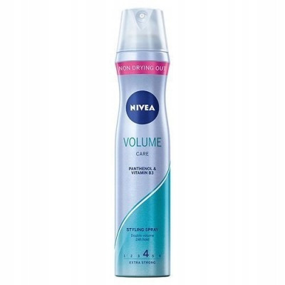  NIVEA SPRAY PĂR 250ML VOLUME&HOLD 0% SILICON