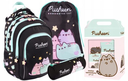  Rucsac școlar cu mai multe compartimente Pusheen St. Majewski Multicolor 22 l + alte 3 produse