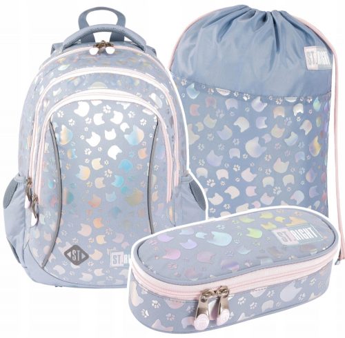  Rucsac scolar multicompartiment ST.RIGHT Multicolor 20 l + alte 2 produse