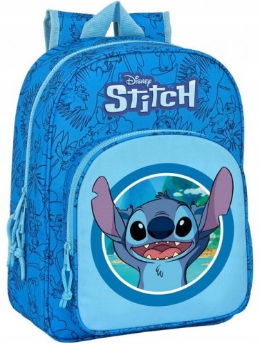  Rucsac cu mai multe compartimente pentru gradinita Lilo and Stitch Safta baieti, fete Nuante de albastru, Multicolor