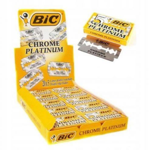  Bic Lame de ras pentru barbati de unica folosinta Chrome Platinum 5 bucati