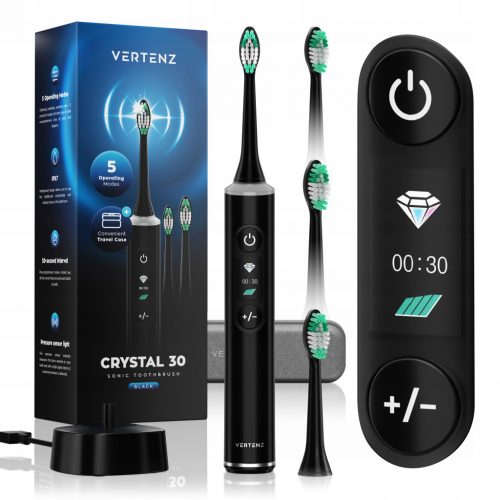  Periuță de dinți electrică sonică VERTENZ Crystal 30 Black