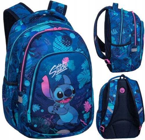  Rucsac școlar cu mai multe compartimente Lilo și Stitch CoolPack Nuanțe de albastru, Multicolor 21 l