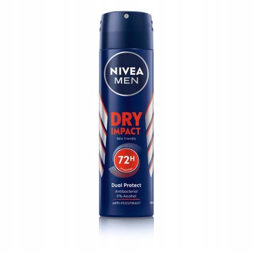  Spray antiperspirant Nivea MEN DRY Impact 150 ml