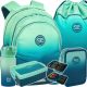  Rucsac școlar cu mai multe compartimente CoolPack Nuanțe de verde 21 l + alte 4 produse