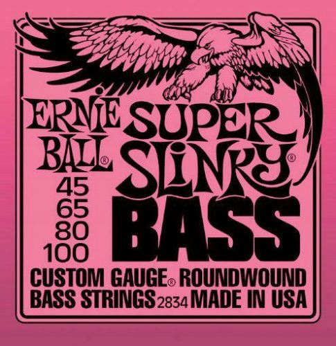  Coarde de chitară bas Ernie Ball 2834 Super Slinky