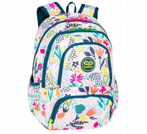  Rucsac școlar cu compartimente multiple CoolPack, alb, multicolor, 24 l