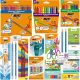  SCOALA BIC PENTRU CLASELE 1-3 creioane, markere, creioane, blocuri, lipici + GRATUIT