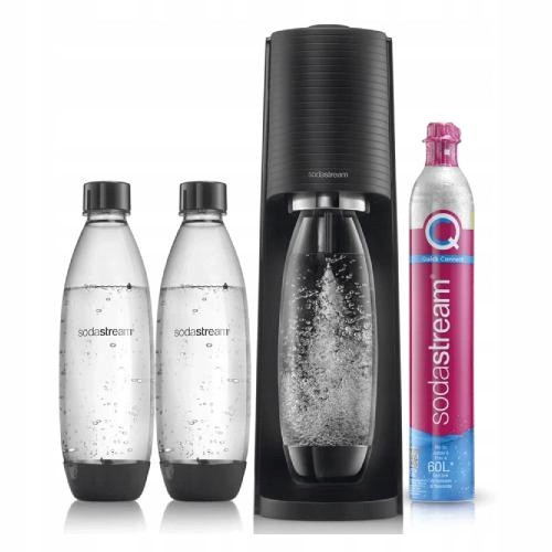  Carbonator SodaStream Terra negru + 2 sticle + gaz